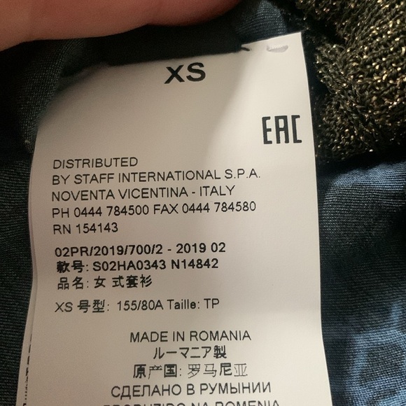 Roberto Cavalli Just Cavalli Knit Printed Blouse xs - Picture 11 of 16